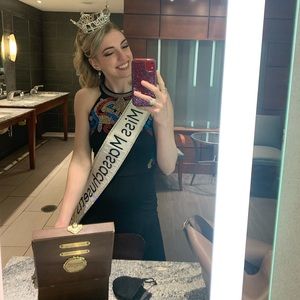 Rhinestoned black jumpsuit